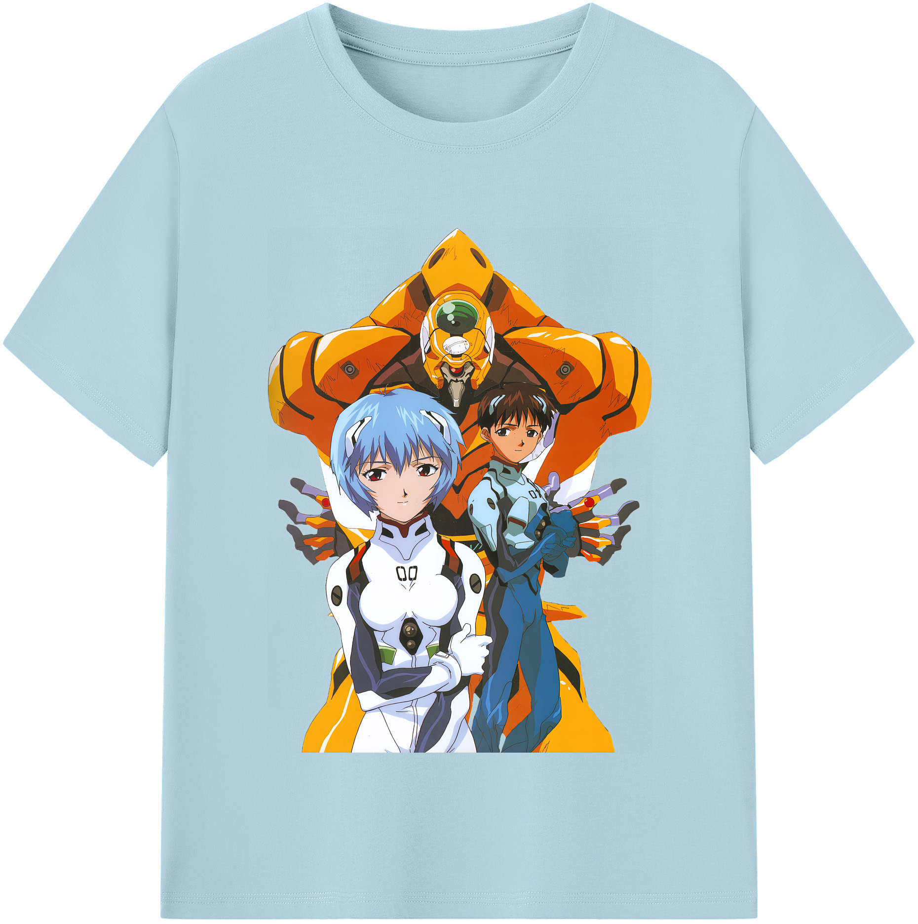 （画像用） EVA 新世紀エヴァンゲリオン 綿100％半袖Tシャツ（フロントプリント）